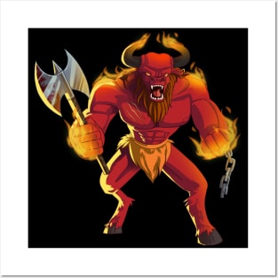 Charlok Minotaur. Posters and Art